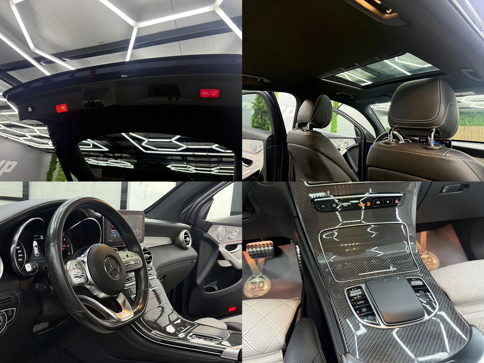Mercedes-Benz GLC 400 4.0D/KUPE/AMG-line/Facelift/360-k/ГЕРМАНИЯ ЛИЗИНГ, снимка 11 - Автомобили и джипове - 55085708