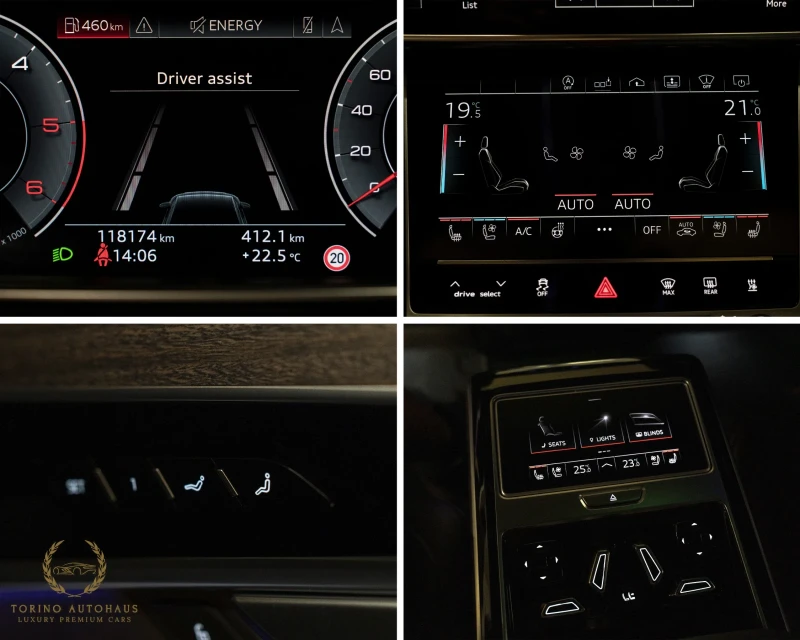 Audi A8 LONG* TV* PANO* MATRIX* S LINE* 360CAM* 50TDI* , снимка 15 - Автомобили и джипове - 51745414