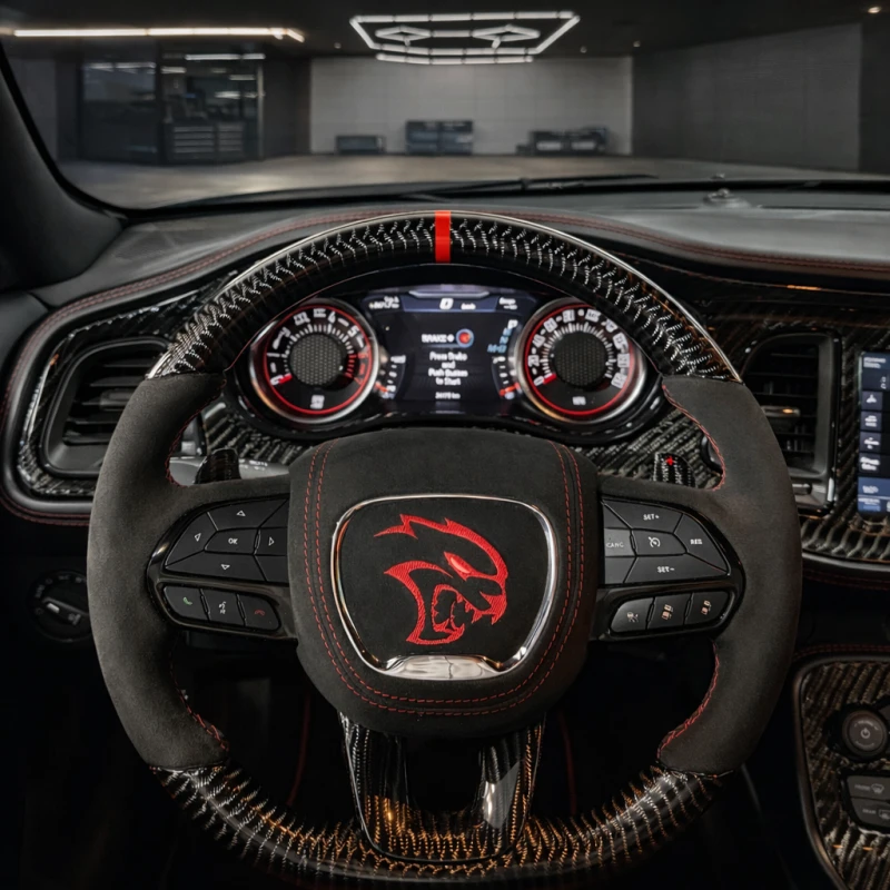 Dodge Challenger SRT 6.4 HEMI   Widebody, Carbon, снимка 10 - Автомобили и джипове - 53252770