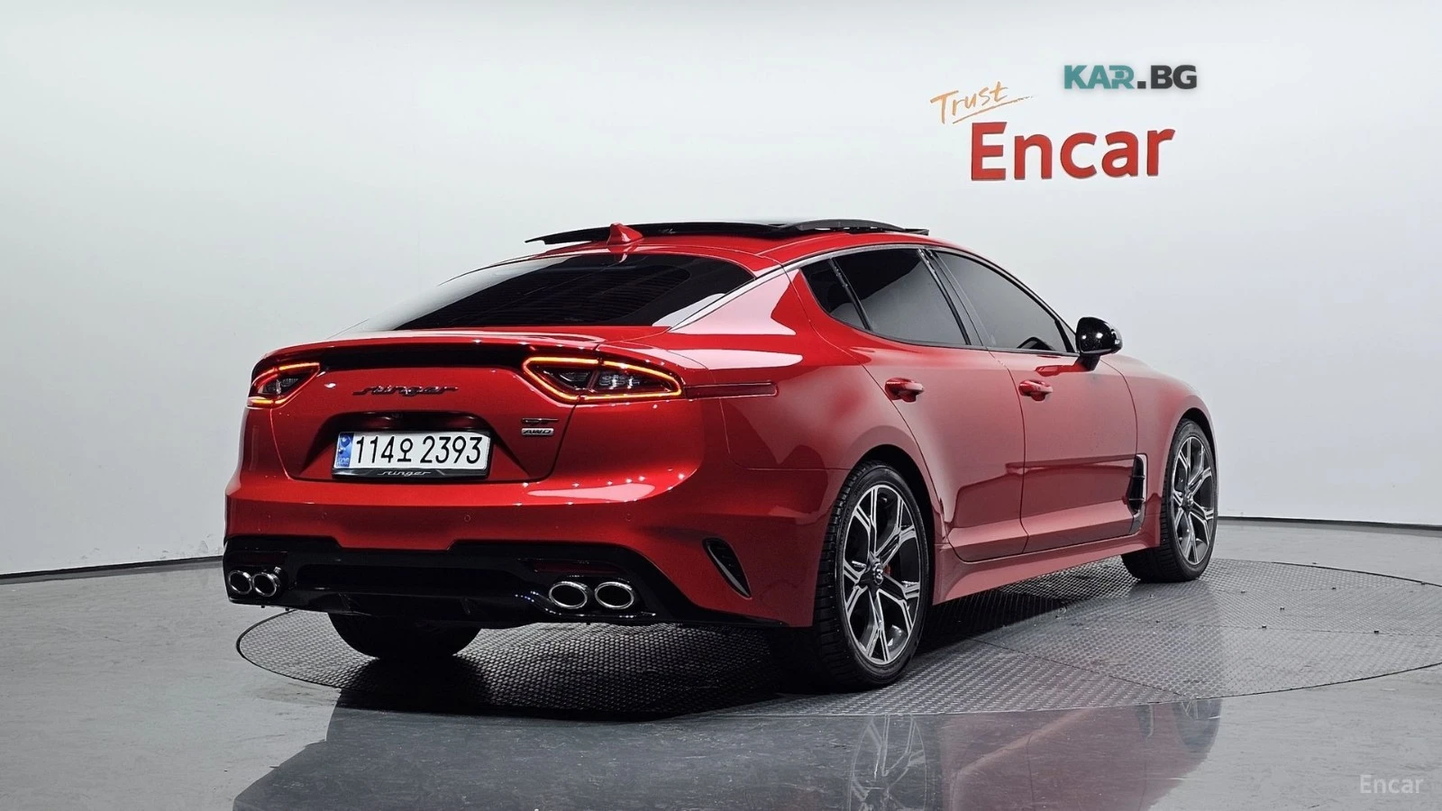 Kia Stinger * 3.3T* GT* AWD* ПОДГРЕВ* ОБДУХВАНЕ* ПАНОРАМА* 360, снимка 2 - Автомобили и джипове - 55261715