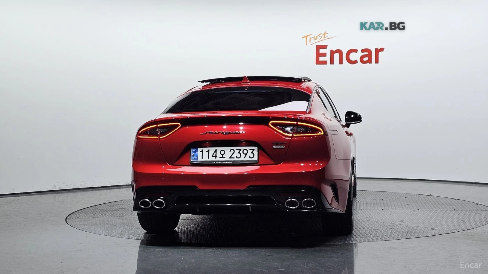 Kia Stinger * 3.3T* GT* AWD* ПОДГРЕВ* ОБДУХВАНЕ* ПАНОРАМА* 360, снимка 4 - Автомобили и джипове - 55261715