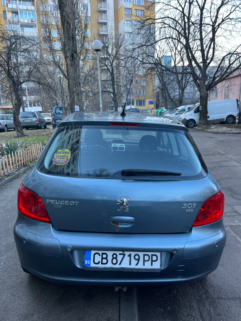 Peugeot 307 1.6HDI, снимка 4 - Автомобили и джипове - 48599399