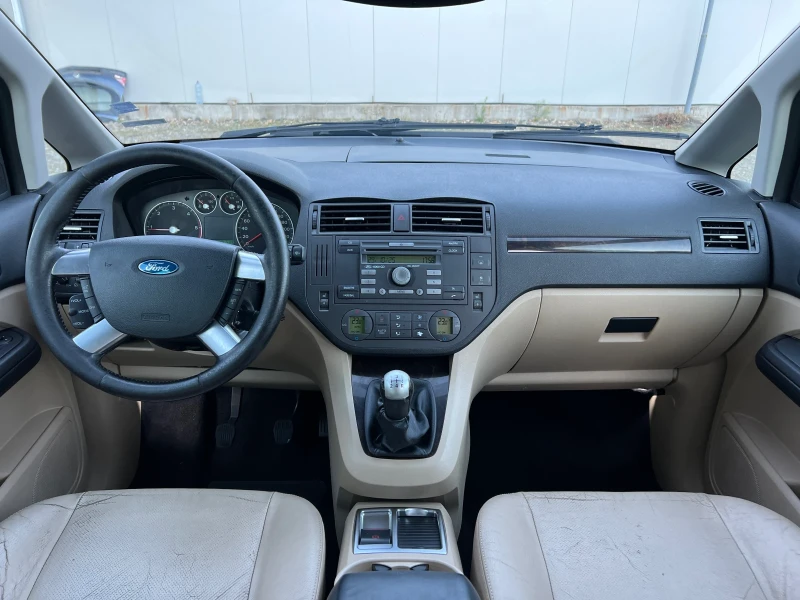 Ford C-max Ghia 1.8TDCI-115к.с/ Кожа/ Подгряване/ Автопилот, снимка 17 - Автомобили и джипове - 52226359