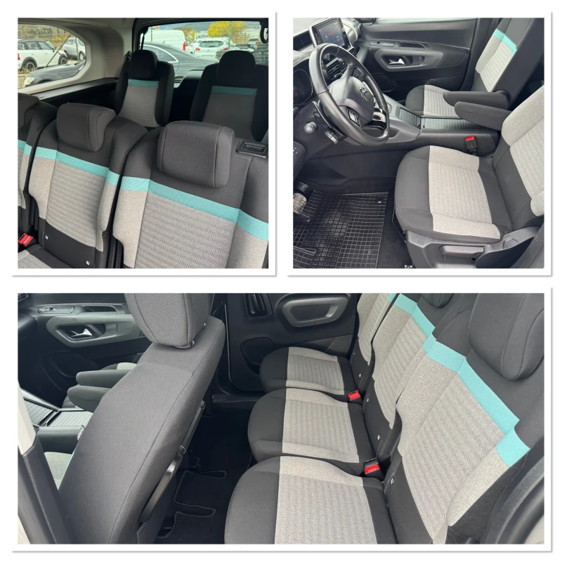Citroen Berlingo 1.5HDI Дълга база* 7места* Автомат, снимка 11 - Автомобили и джипове - 52381579