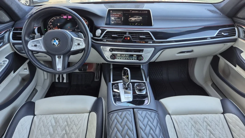 BMW 740 X-Drive* Full M-Pack* Head-up* 360 Cam* Laser, снимка 10 - Автомобили и джипове - 52414238