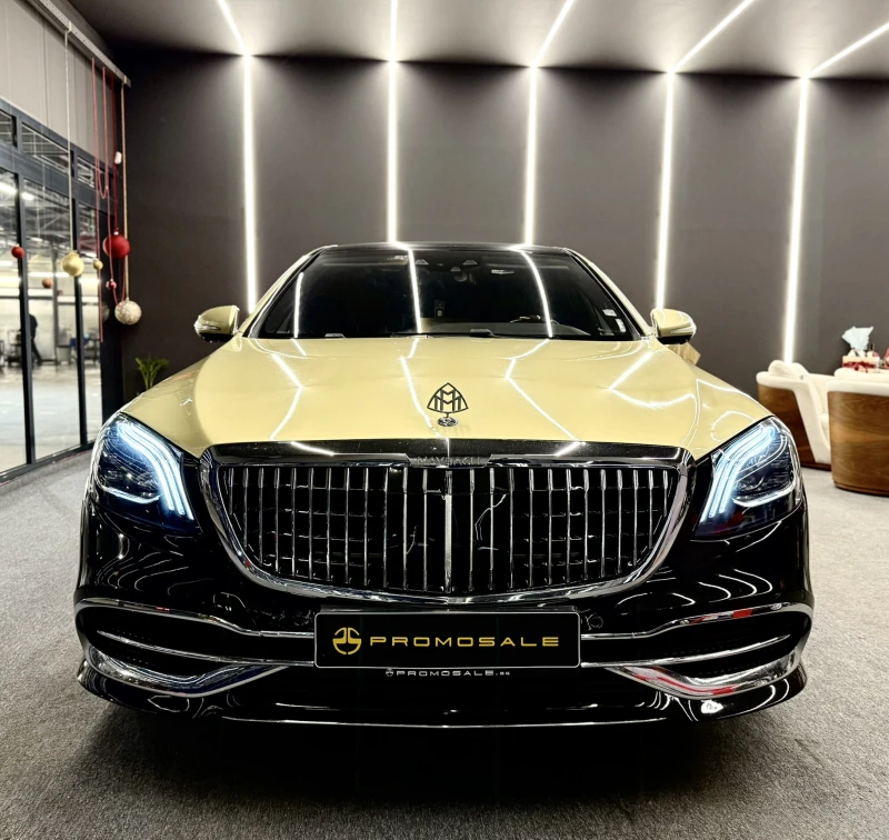 Mercedes-Benz S 500 MAYBACH* 4Matik* Панорама* Лизинг, снимка 2 - Автомобили и джипове - 53155935