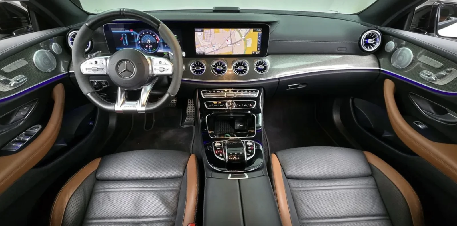 Mercedes-Benz E 53 AMG 4MATIC+ BURMESTER* ОБДУХВАНЕ* LANE ASS* ПАНО* 360, снимка 7 - Автомобили и джипове - 54671261