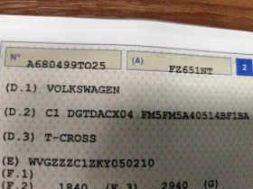 VW T-Cross 1.6TDi* LED* EURO6D* APP* , снимка 17