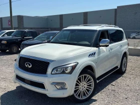 Infiniti QX80 ОБДУХВАНЕ| 360САМ| ПАНОРАМА| 8 МЕСТЕН| CARFAX, снимка 1