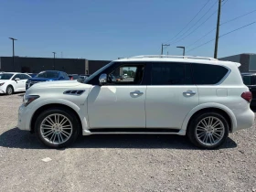 Infiniti QX80 ОБДУХВАНЕ| 360САМ| ПАНОРАМА| 8 МЕСТЕН| CARFAX | Auto.bg — изображение 3