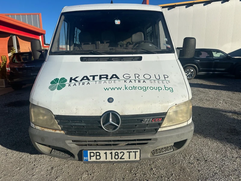 Mercedes-Benz Sprinter 311cdi 110kc 5+ 1места регистран обслужен, снимка 2 - Бусове и автобуси - 48383346