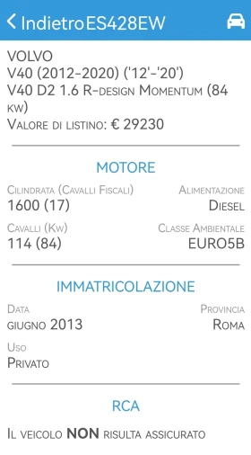Volvo V40 D2 1.6 R-design, снимка 15