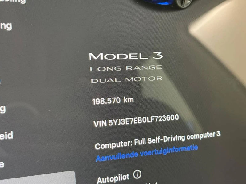 Tesla Model 3 AWD LR Dual motor 4x4 FSD3, снимка 17 - Автомобили и джипове - 52206199