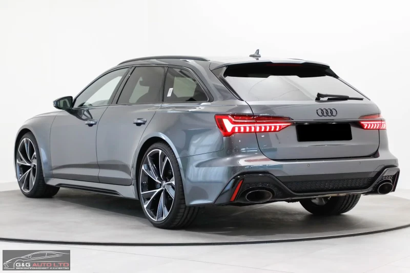Audi Rs6 AVANT/600HP/MATRIX/CERAMIC/PANO/AHK/360/B&O/673g, снимка 4 - Автомобили и джипове - 52804782
