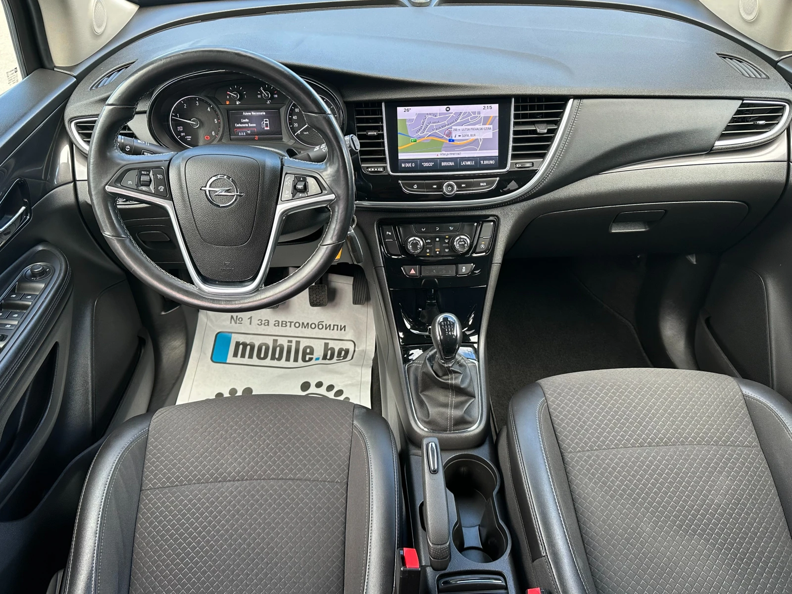 Opel Mokka X 1.6CDTI-COSMO-NAVI-110k.s-PDC-LED-EURO6B-ОБСЛУЖЕН!, снимка 9 - Автомобили и джипове - 55053460