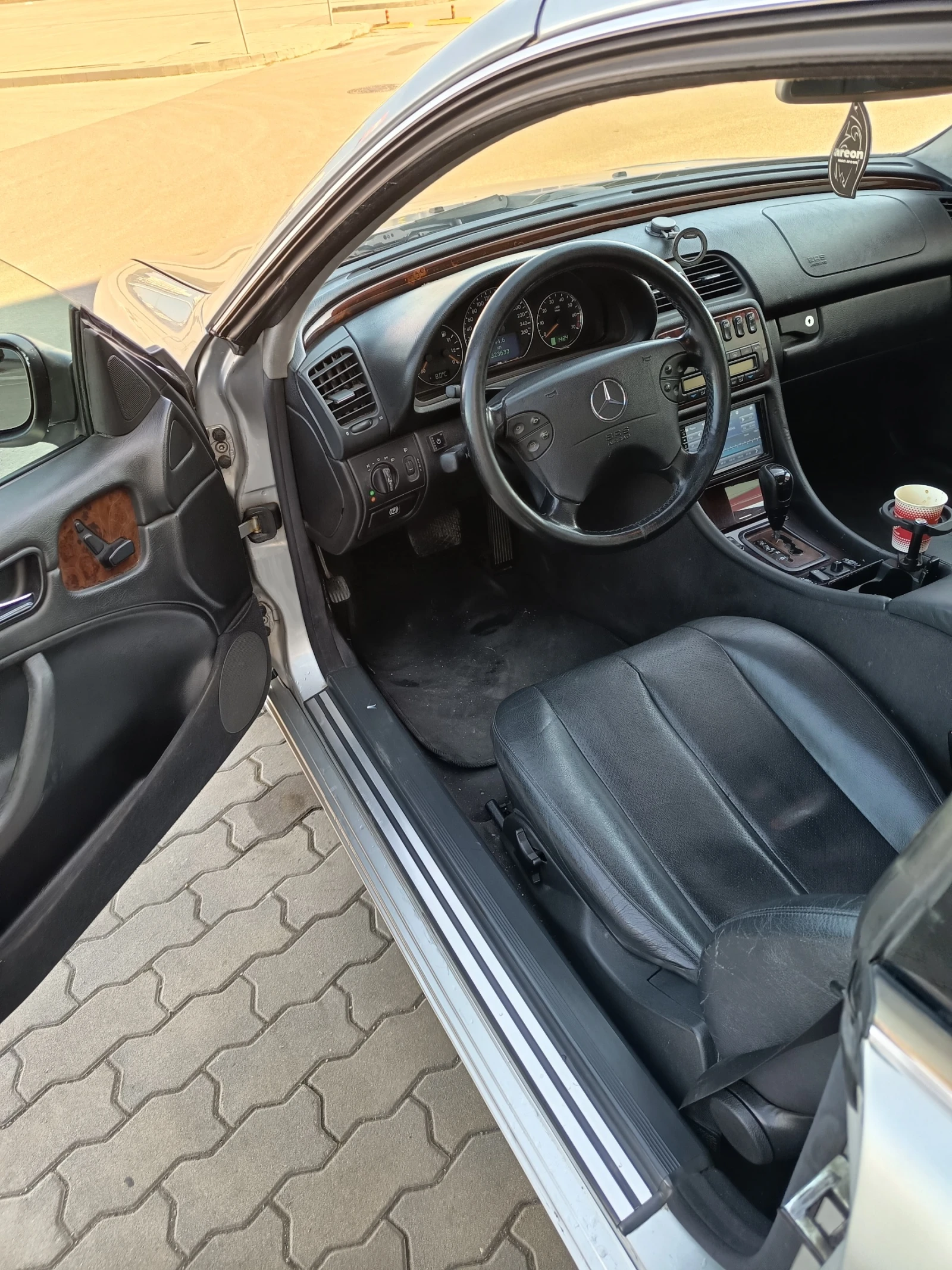 Mercedes-Benz CLK Газ.авт.нави кожа, снимка 6 - Автомобили и джипове - 55340662