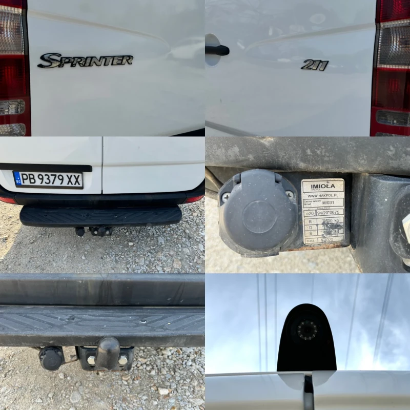 Mercedes-Benz Sprinter 211 8 + 1 / ТЕГЛИЧ, снимка 11 - Бусове и автобуси - 47125379