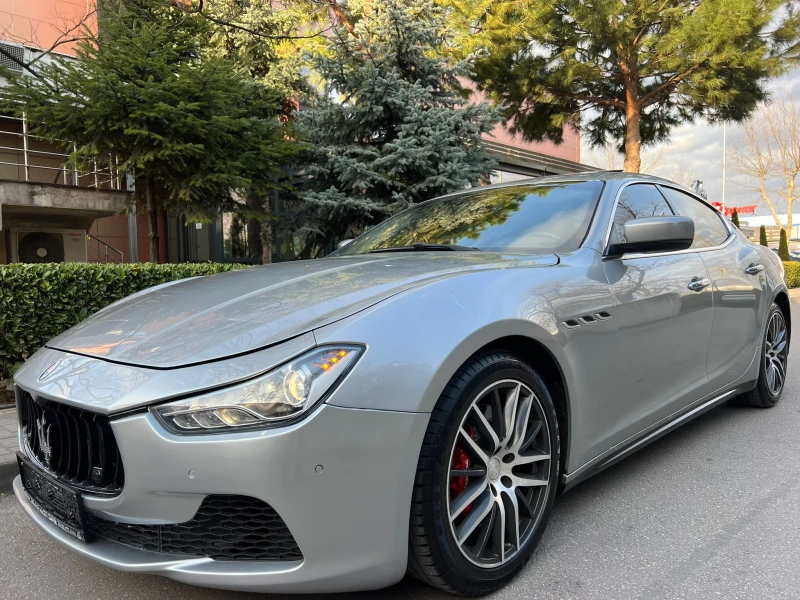 Maserati Ghibli 3.0i SQ4 XENON/NAVI/PODGREV/KOJA/FULL/UNIKAT, снимка 1 - Автомобили и джипове - 47669059