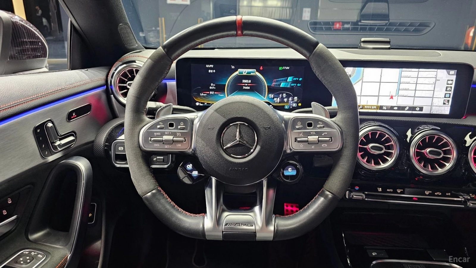 Mercedes-Benz CLA 45 AMG S* 4MATIC* ПОДГРЕВ* КАМЕРА* HEADUP* AMBIENT* , снимка 6 - Автомобили и джипове - 55476578