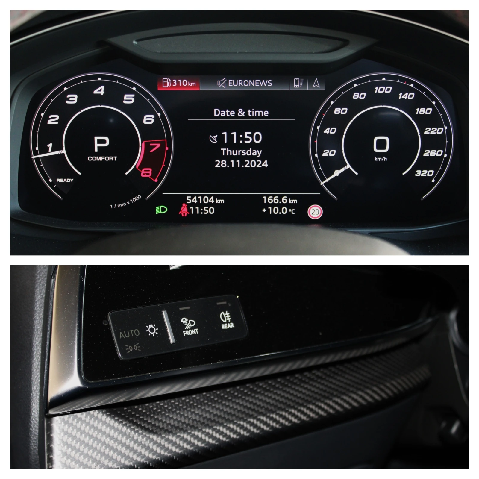 Audi RSQ8 CERAMIC DYNAMIC+ CARBON 3D-360 B&O  | Mobile.bg   12