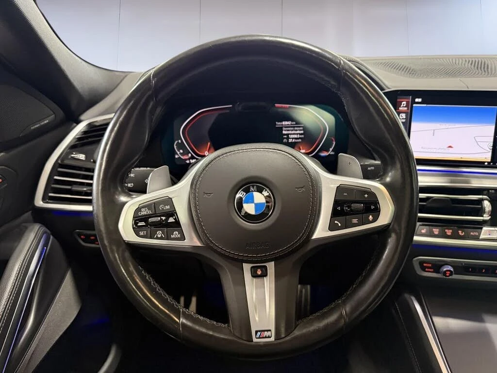 BMW X6 40i* M-SPORT* DISTRONIC* HEAD-UP* HARMAN* ПАНОРАМА, снимка 11 - Автомобили и джипове - 54427842