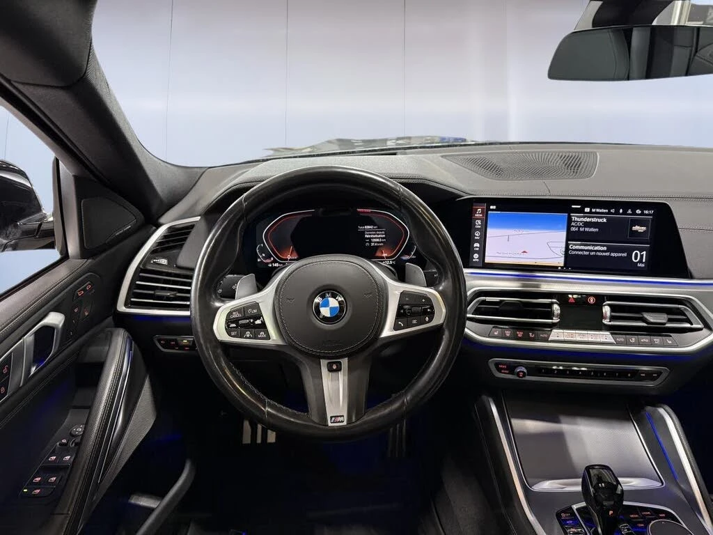 BMW X6 40i* M-SPORT* DISTRONIC* HEAD-UP* HARMAN* ПАНОРАМА, снимка 10 - Автомобили и джипове - 54427842