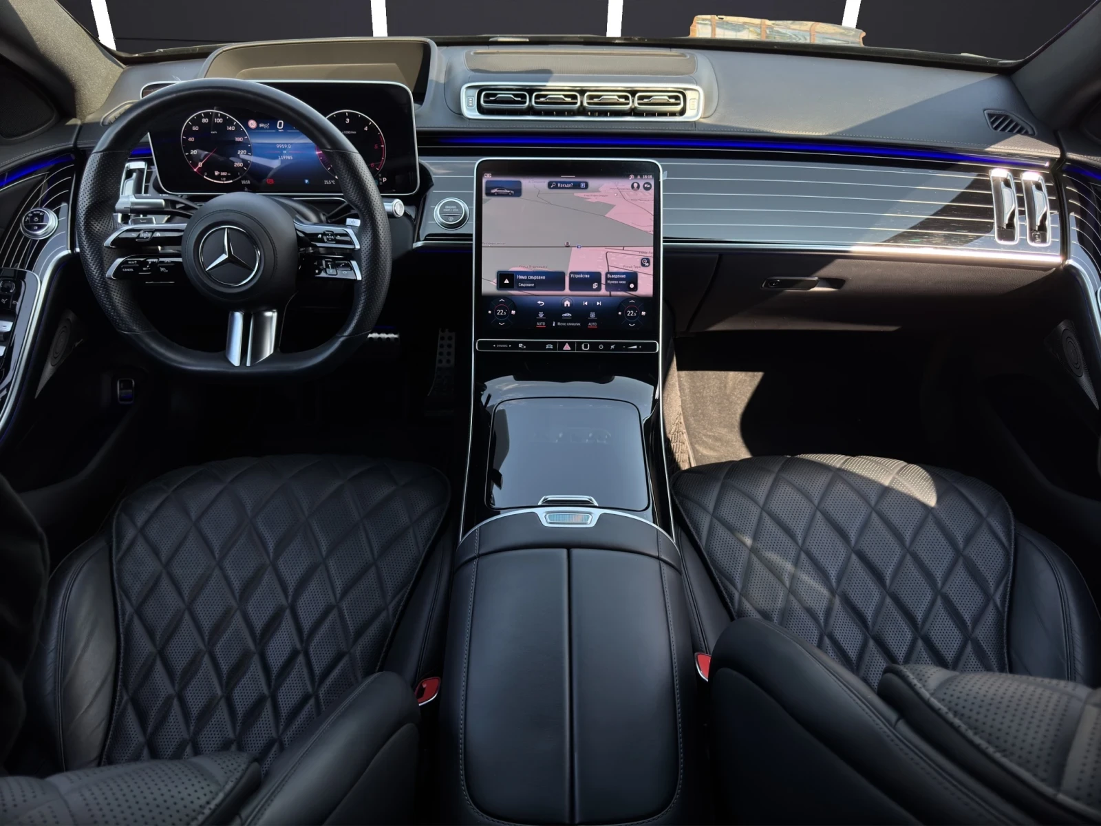 Mercedes-Benz S 400 d* AMG* LONG* 3xTV* EXCLUSIVE* DESIGNIO* BURMESTER | Mobile.bg   13