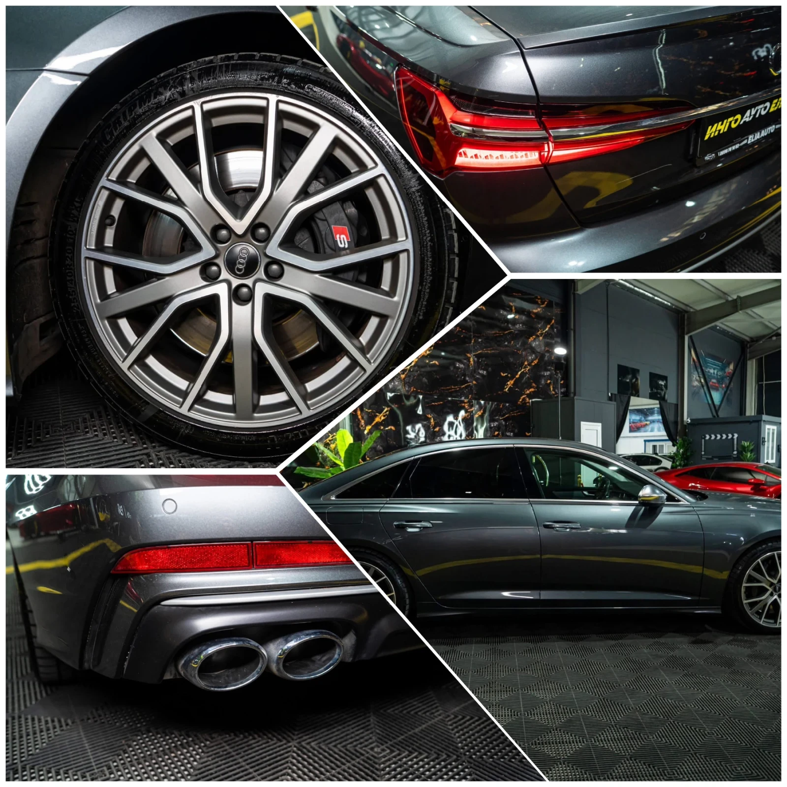 Audi S6 QUATTRO S LINE LED HUD 360 ������ 100% | Mobile.bg � ����������� 17