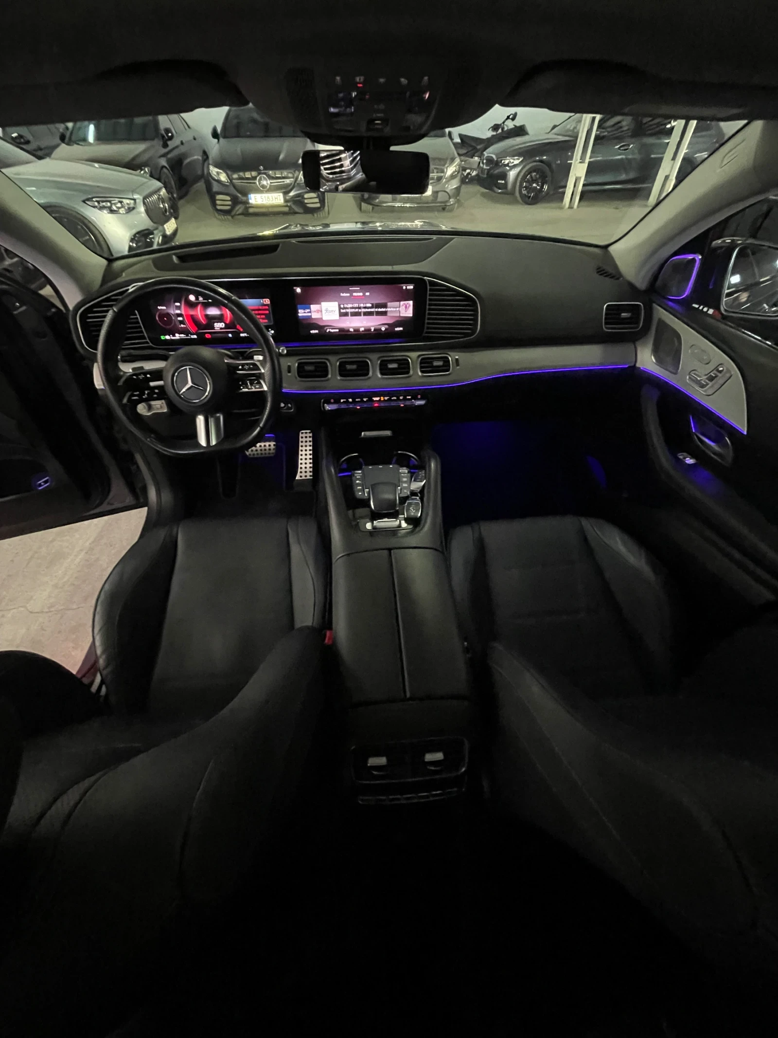 Mercedes-Benz GLE 450 D/AMG/6.3face/обдух/360/burm/панор/head-up/FULL!!!, снимка 9 - Автомобили и джипове - 55961759