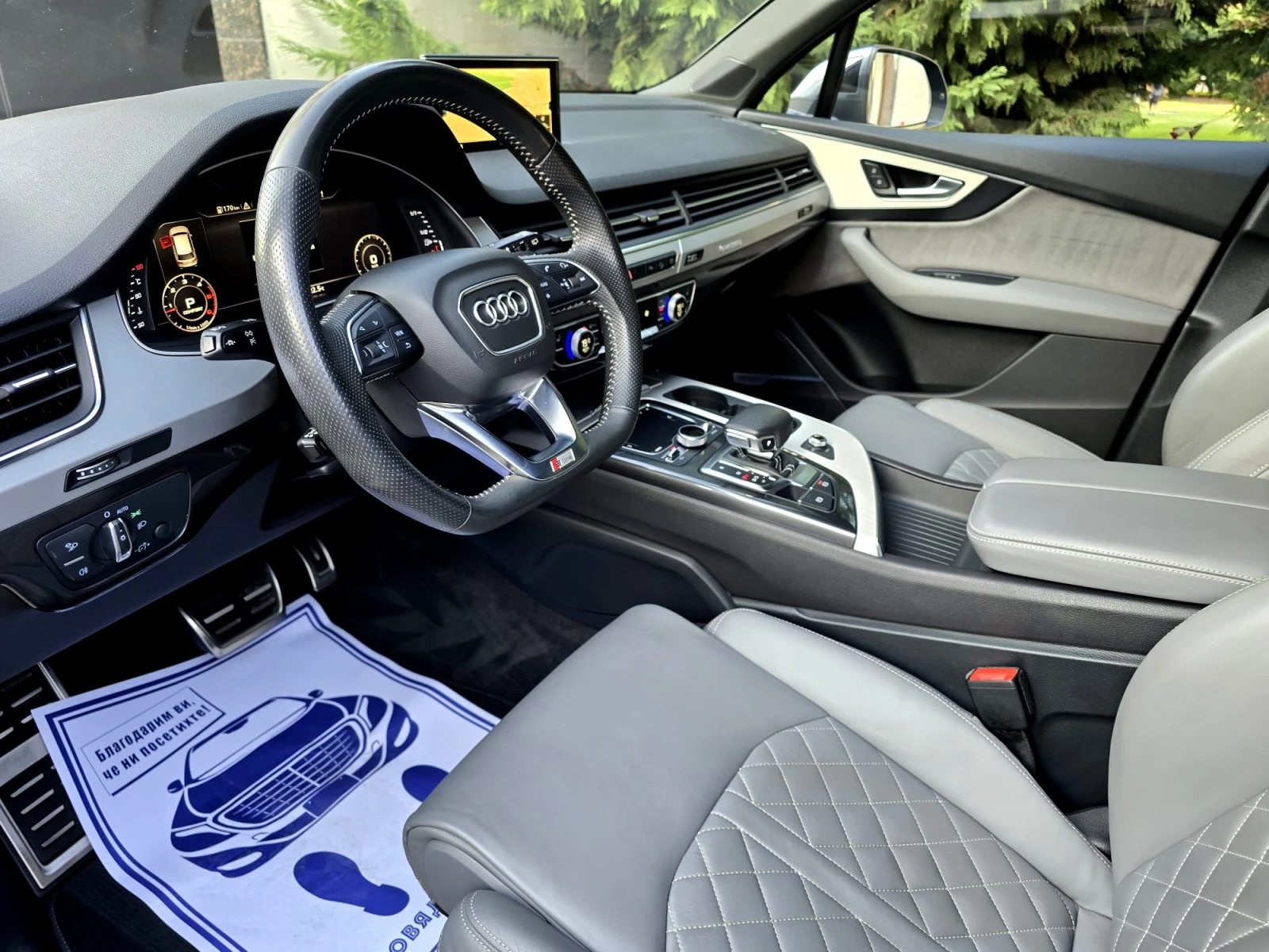 Audi Q7 S-line/Матрикс/Дистр/Мъртва/Ромбоиден/Фулл Макс - изображение 9
