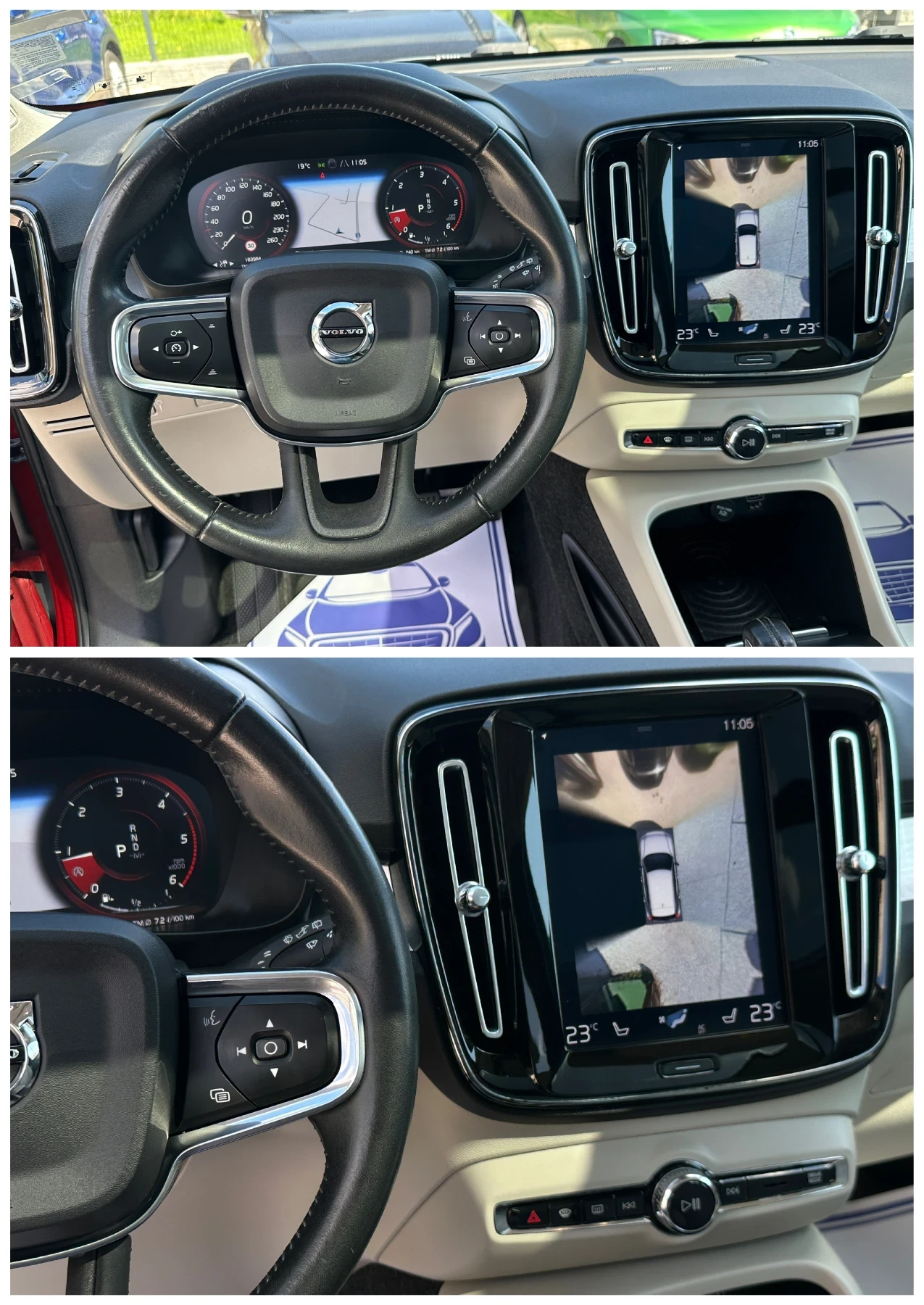 Volvo XC40 D4 AWD* 360-Камера* Панорама* R Des?gn* , снимка 8 - Автомобили и джипове - 54177086