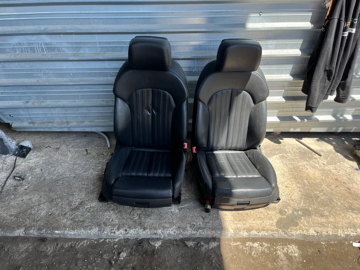 Предни седалки за AUDI A6 C7 4G кожа S Line ел Подгрев н333 333-392