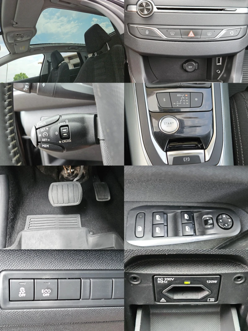 Peugeot 308 1.6HDI/ALLURE/120k/6ск/LED/NAVI/БЛУТУТ/EURO 6B/ТОП, снимка 14 - Автомобили и джипове - 50614511