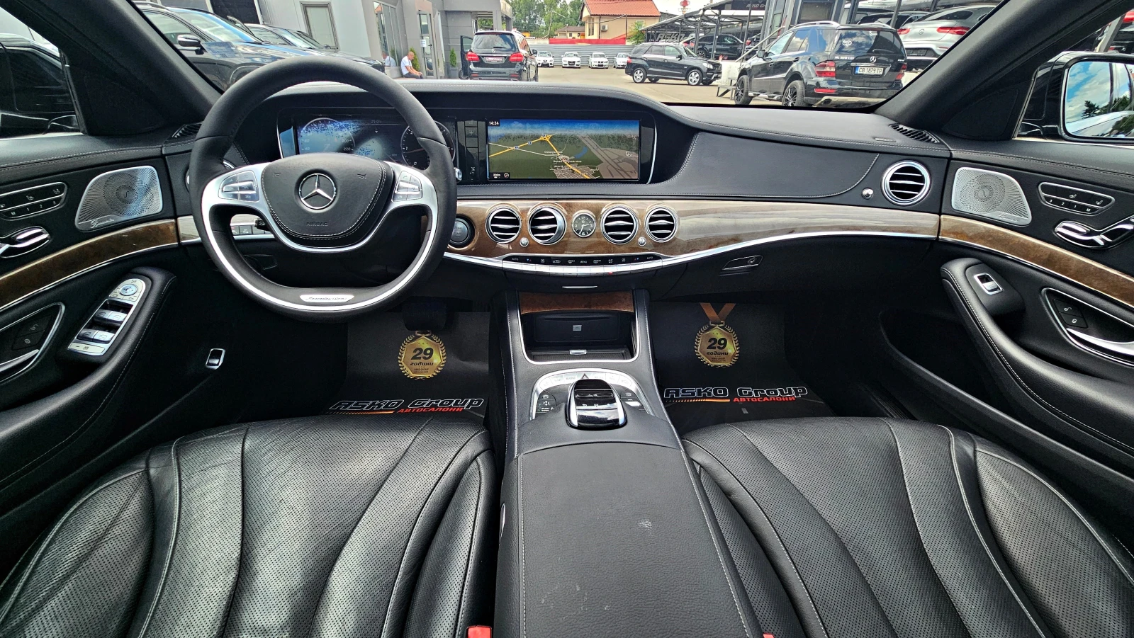 Mercedes-Benz S 350 AMG/DISTR/CAMERA/AMBINET/PANO/ПОДГРЕВ/ОБДУХ/LIZING - изображение 9