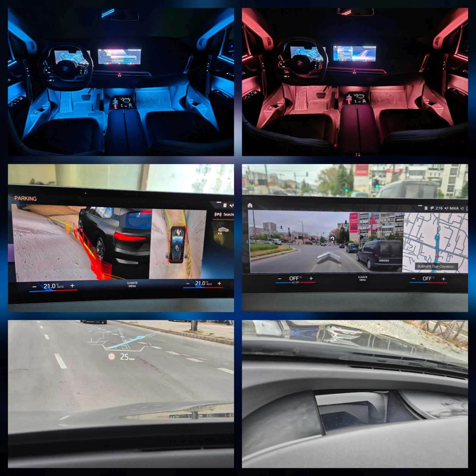 BMW iX 40-M-XDRIVE-HUD-LASER-HARMAN/KARDON-VAKUM-MASAJ, снимка 12 - Автомобили и джипове - 55848638