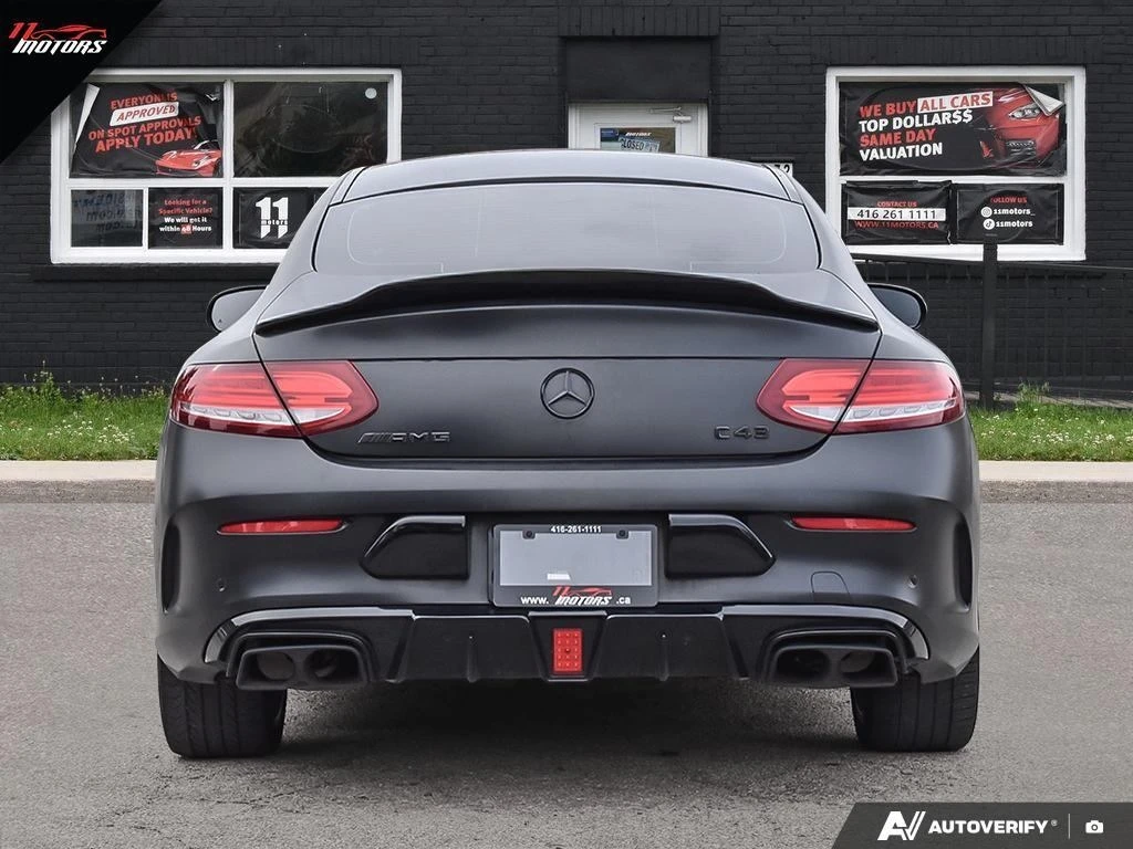 Mercedes-Benz C 43 AMG * 2dr Cpe 4MATIC | MATTE BLACK | TUNED | * CARFAX  | Mobile.bg   5