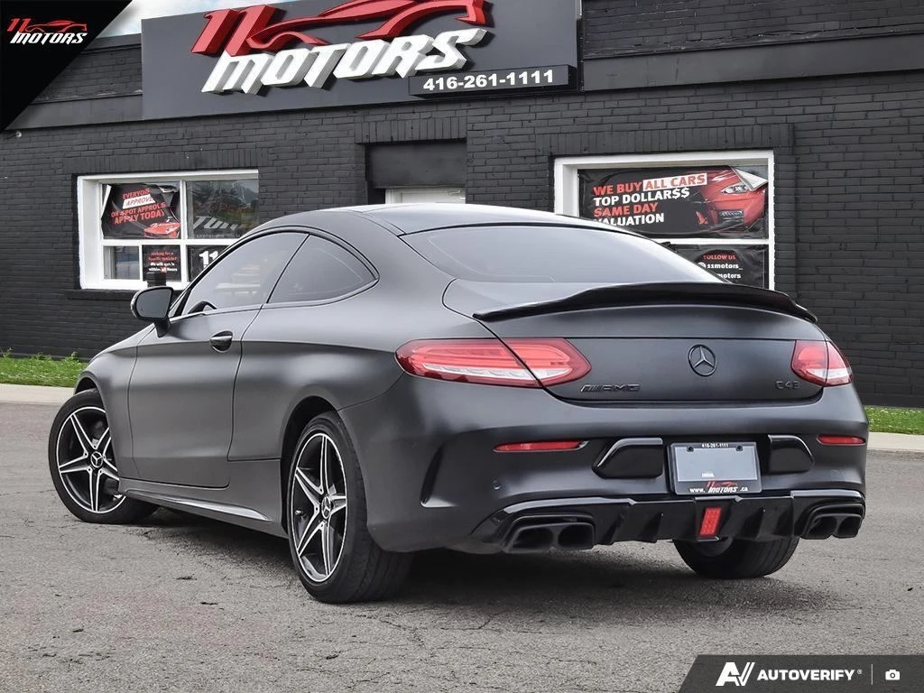 Mercedes-Benz C 43 AMG * 2dr Cpe 4MATIC | MATTE BLACK | TUNED | * CARFAX  | Mobile.bg   4