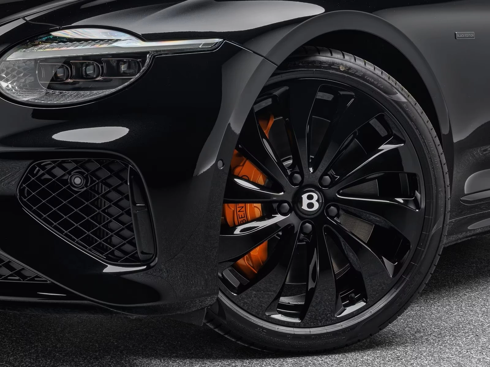 Bentley Continental gt Black Edition / Mandarin Bremsen - изображение 8