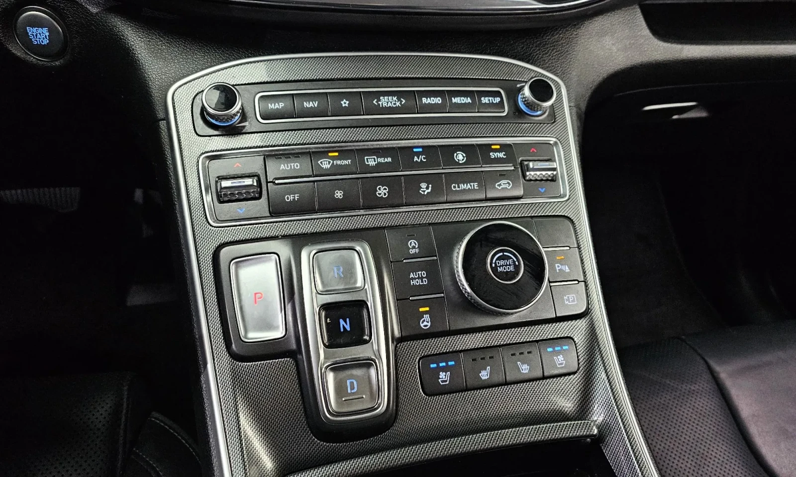 Hyundai Santa fe Exclusive* Diesel* подгрев обдухване, снимка 11 - Автомобили и джипове - 54623668