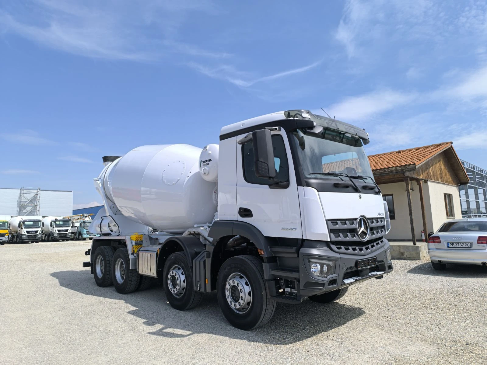 Бетон миксер Mercedes AROCS 3240 STETTER 10M3 ФАБРИЧНО НОВ