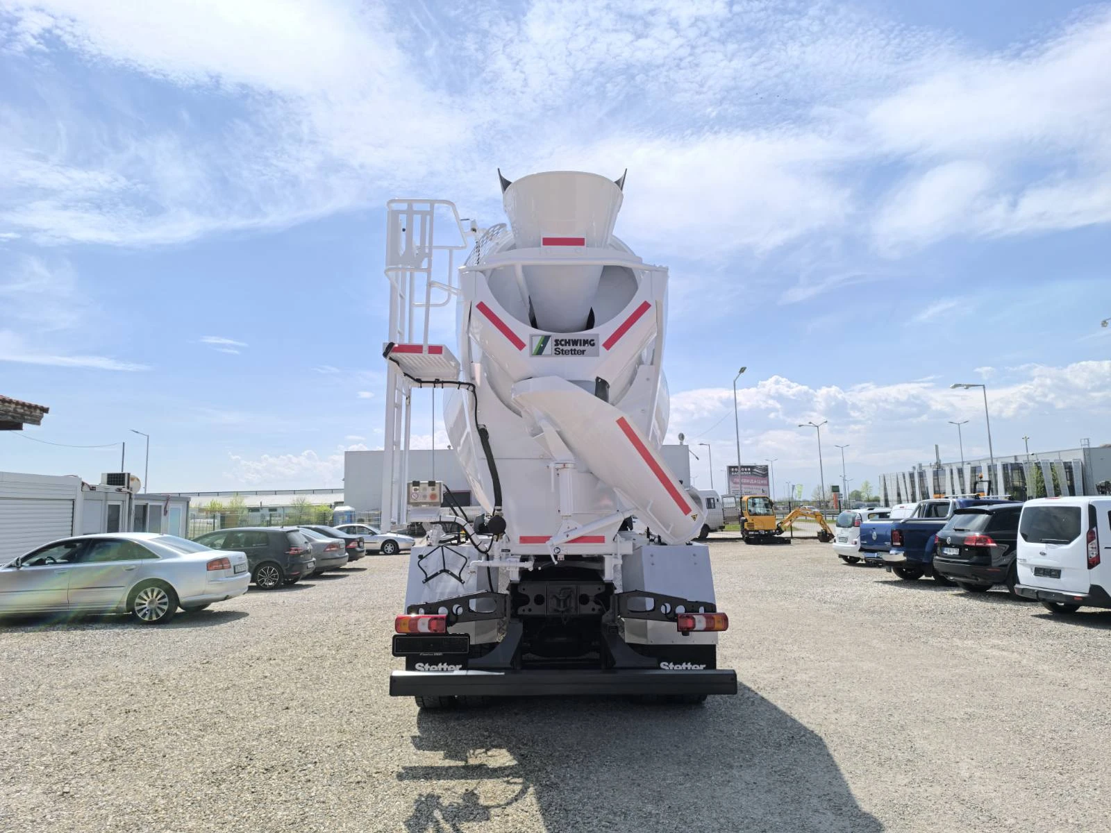 Бетон миксер Mercedes AROCS 3240 STETTER 10M3 ФАБРИЧНО НОВ, снимка 6 - Индустриална техника - 54130752