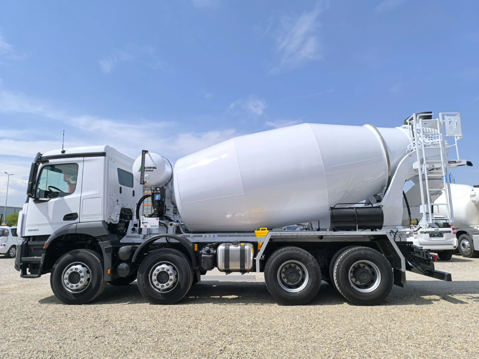 Бетон миксер Mercedes AROCS 3240 STETTER 10M3 ФАБРИЧНО НОВ, снимка 4 - Индустриална техника - 54130752