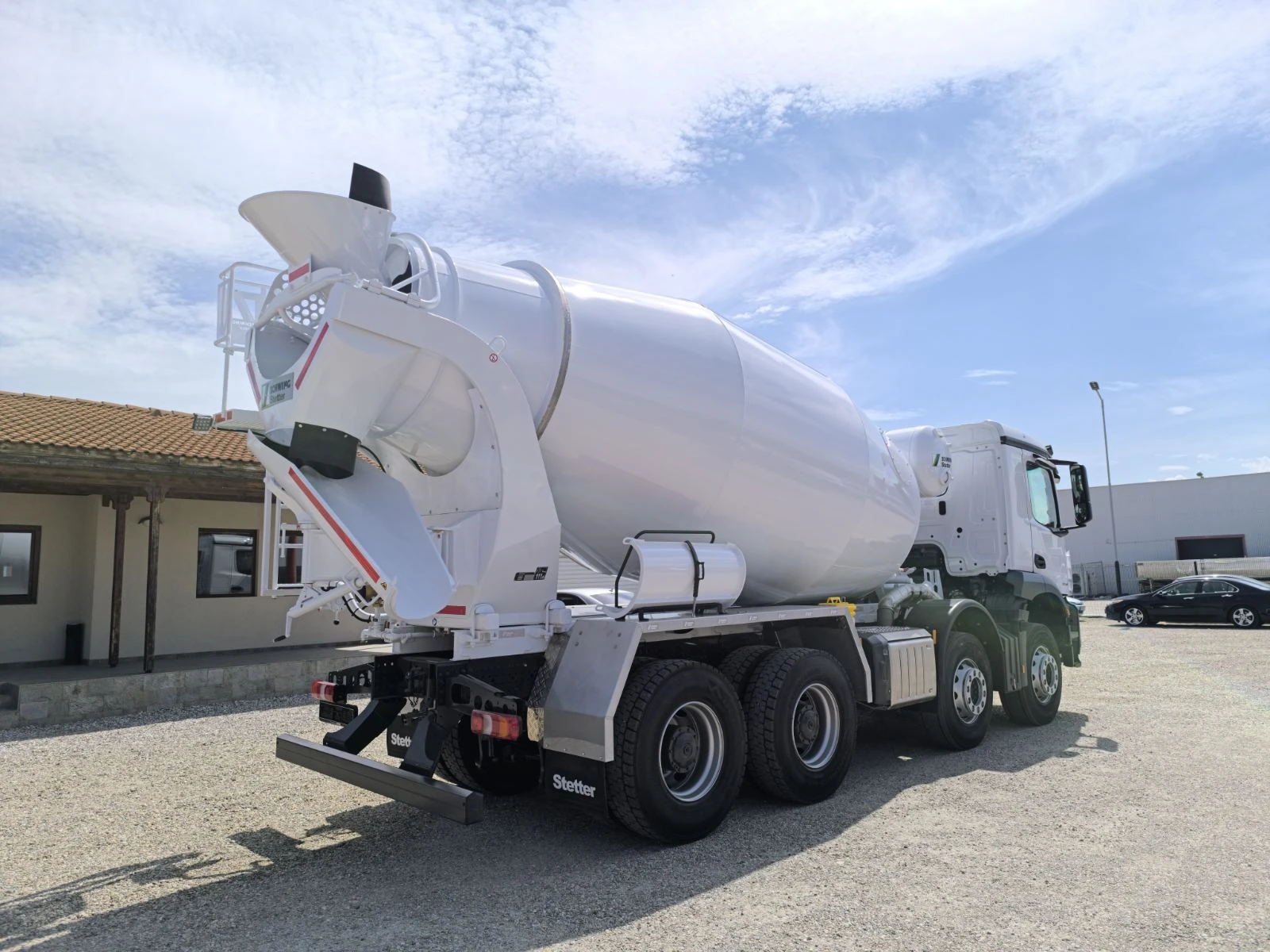 Бетон миксер Mercedes AROCS 3240 STETTER 10M3 ФАБРИЧНО НОВ, снимка 7 - Индустриална техника - 54130752