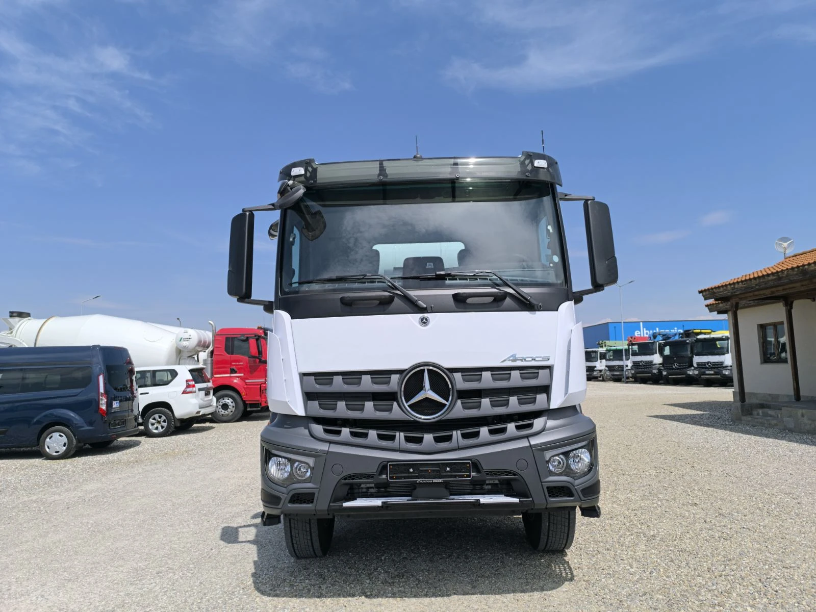 Бетон миксер Mercedes AROCS 3240 STETTER 10M3 ФАБРИЧНО НОВ, снимка 2 - Индустриална техника - 54130752