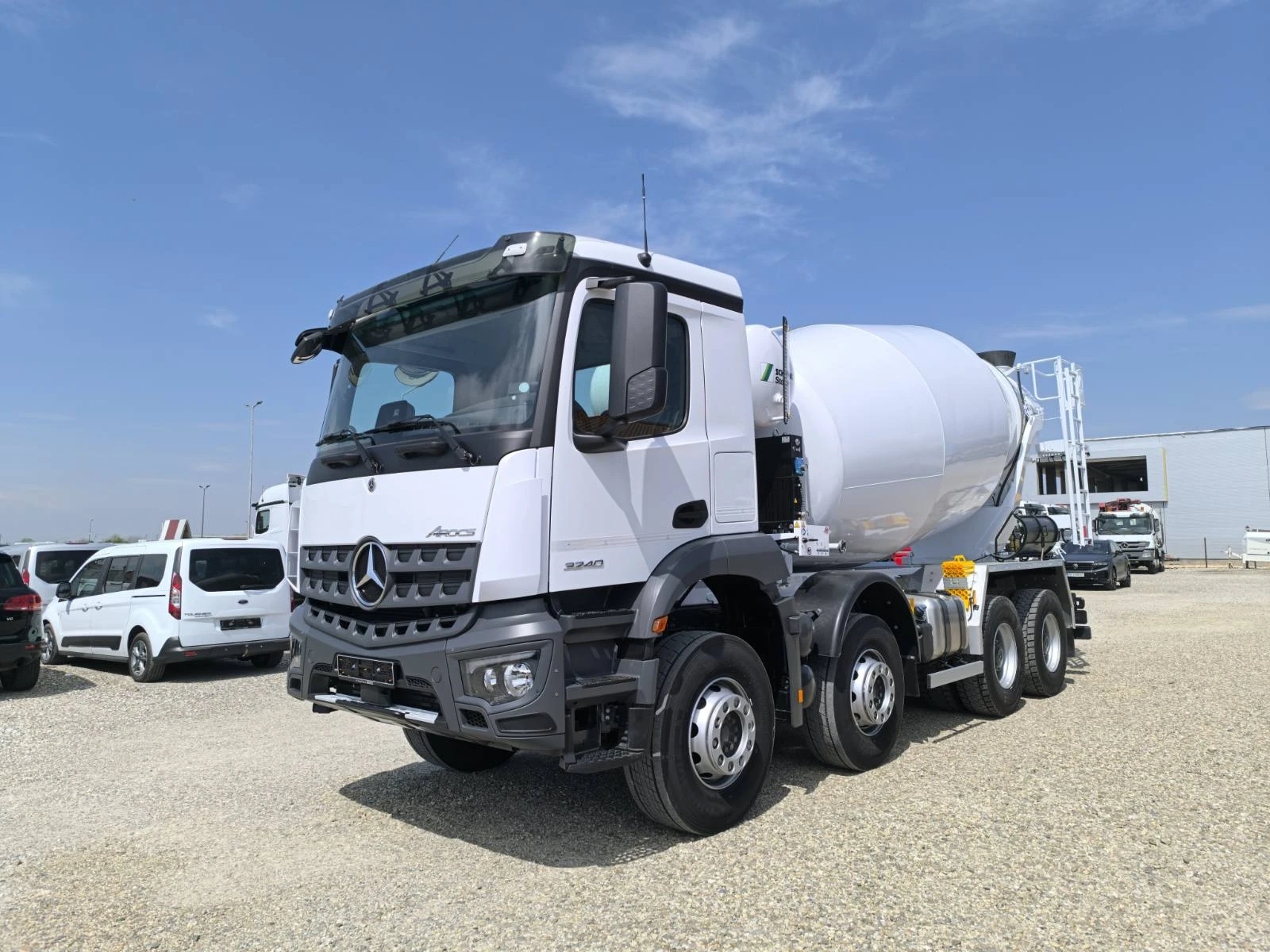 Бетон миксер Mercedes AROCS 3240 STETTER 10M3 ФАБРИЧНО НОВ, снимка 3 - Индустриална техника - 54130752