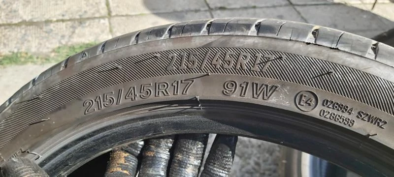 Гуми Летни 215/45R17, снимка 6 - Гуми и джанти - 32916040