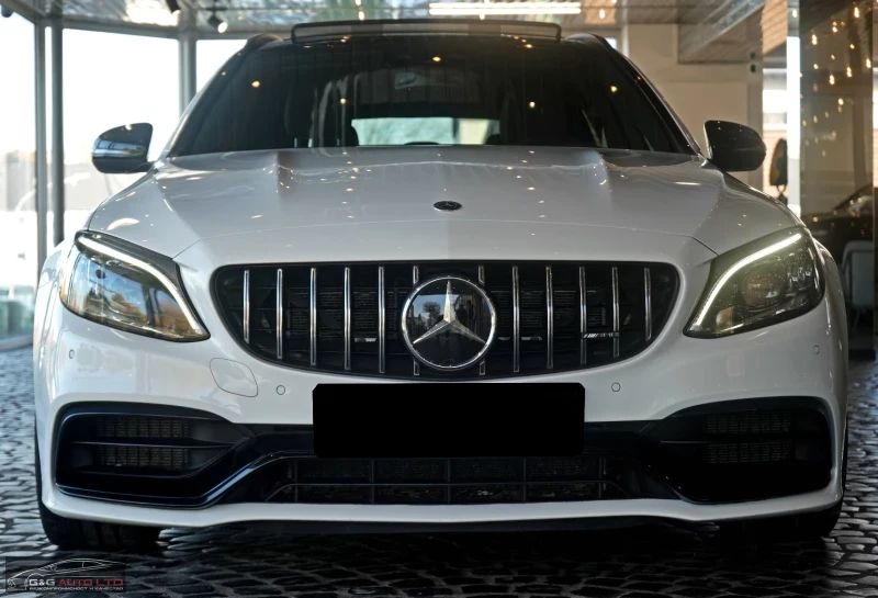 Mercedes-Benz C 63 AMG T/DESIGNO/510HP/CERAMIC/PANO/MASSAGE/BURM/HUD/696g, снимка 2 - Автомобили и джипове - 53089582