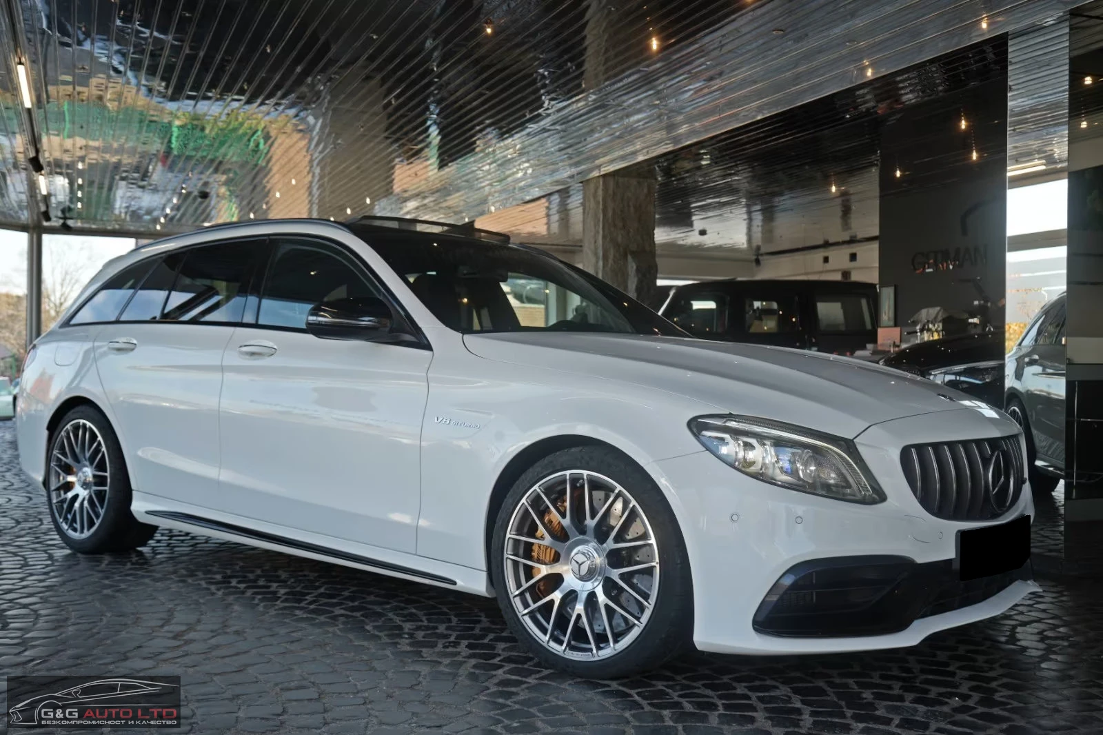 Mercedes-Benz C 63 AMG T/DESIGNO/510HP/CERAMIC/PANO/MASSAGE/BURM/HUD/696g - изображение 3