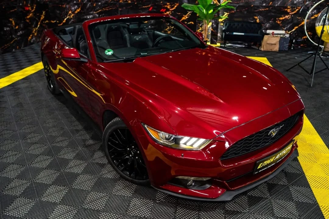 Ford Mustang 2.3 ECOBOOST CABRIO LED NAVI ЛИЗИНГ 100%, снимка 2 - Автомобили и джипове - 55002616