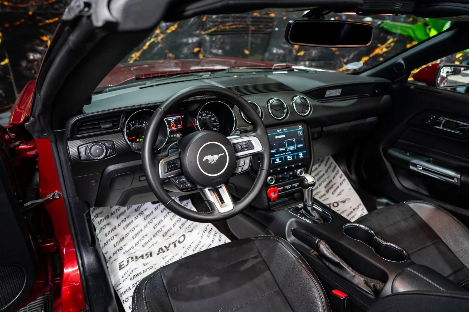 Ford Mustang 2.3 ECOBOOST CABRIO LED NAVI ЛИЗИНГ 100%, снимка 12 - Автомобили и джипове - 55002616